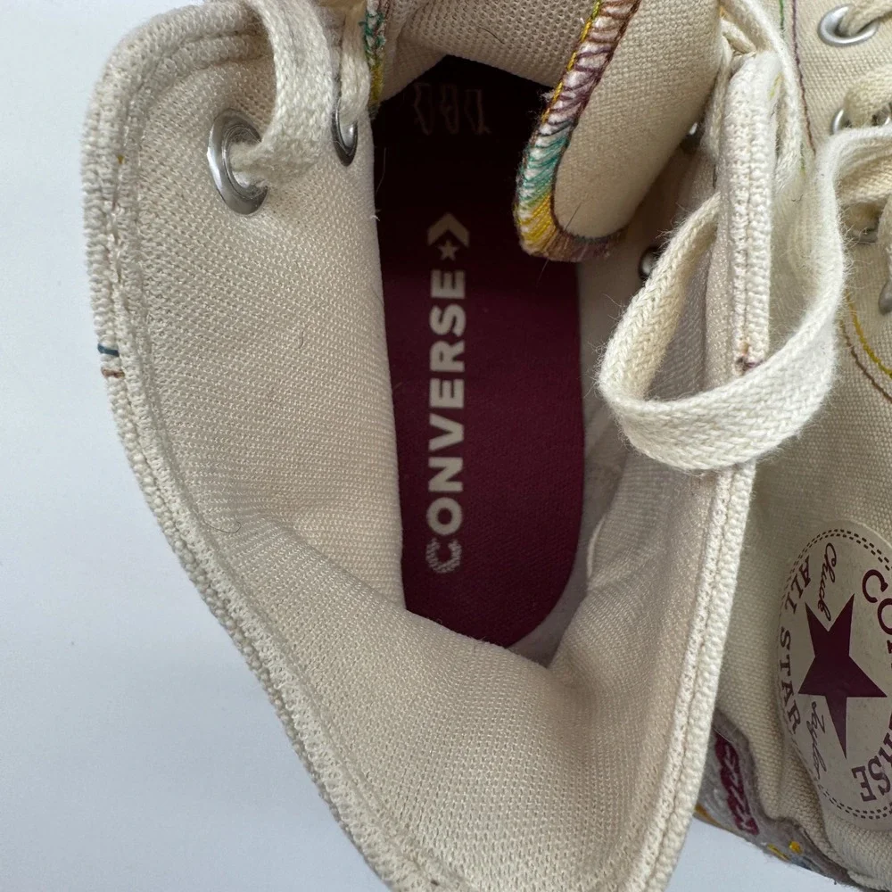 Converse Chuck Taylor All Star Lift Dia de Muertos Womens 8.5 Platform Sneakers